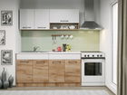 Set Mobila Bucatarie Gastro 160 Alb/Stejar - C07