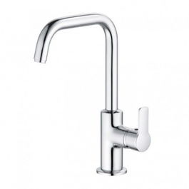 Baterie lavoar Kludi Pure&Easy cu levier lateral si ventil metalic pop-up