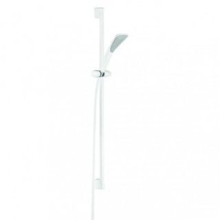 Set dus Kludi Fizz cu para 1 jet, furtun 1600 mm si bara 900 mm, alb
