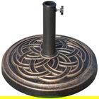 Outsunny Suport pentru umbrela de exterior, 12kg, rotund, Bronz | Aosom Ro