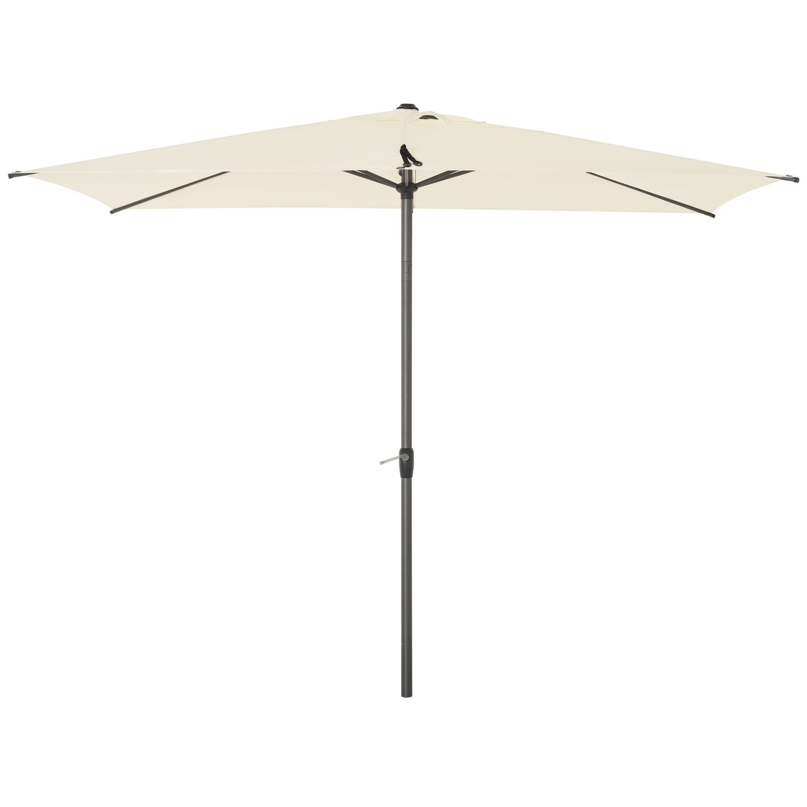 Outsunny Umbrela de Gradina si Exterior cu Acoperis Dreptunghiular Bej | AOSOM RO