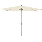Outsunny Umbrela de Gradina si Exterior cu Acoperis Dreptunghiular Bej | AOSOM RO