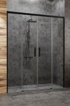 Usa de nisa dublu culisanta Radaway Idea Black DWD 180 x 200.5 cm profil negru