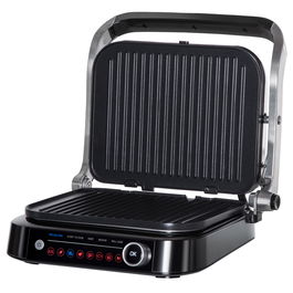 HomCom, gratar electric antiaderent de 2100 W, negru | AOSOM RO