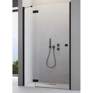Usa de nisa batanta Radaway Essenza New Black DWJ, 90 x H200 cm profil negru mat, dreapta