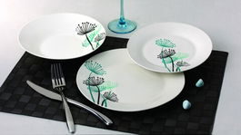 Serviciu de masa 18 piese Fiore, Vanora, portelan