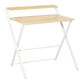 HomCom birou pliabil cu raft, din PAL, 81.5x70x84cm | AOSOM RO