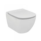 Set PROMO vas WC Ideal Standard Tesi Rimless cu capac slim inchidere lenta