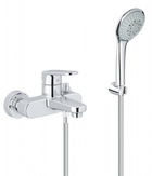 Baterie cadă si dus Grohe Europlus cu para, furtun si agatatoare dus