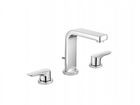 Baterie lavoar Kludi Pure&Solid din 3 elemente cu ventil metalic pop-up