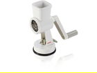 Dispozitiv manual pentru macinat nuci/legume/fructe, Leifheit, plastic/inox, alb