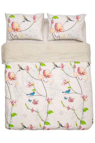 Lenjerie de pat Ada, Heinner Home, 4 piese, 220x240 cm, bumbac, multicolor