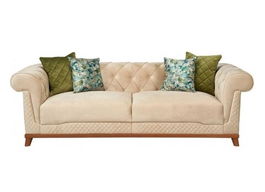 Canapea fixa Lima Summer, Heinner, 3 locuri, 232x92x72 cm, stofa