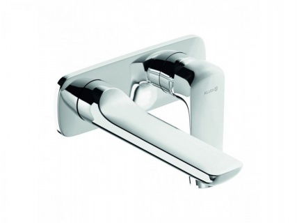 Baterie lavoar Kludi Ameo de perete, pipa 185mm, montaj incastrat