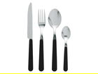 Set tacamuri 24 piese, Jolly, Excelsa, inox, negru