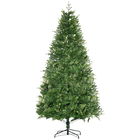 HOMCOM Brad de Craciun decorat si ignifug pentru interior cu Brad artificial verde si baza metalica, verde | AOSOM RO