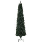 HOMCOM Brad de Craciun Artificial Inalt cu Baza Pliabila, 380 Ramuri, din PVC si Metal, Verde | AOSOM RO