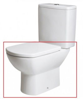 Vas WC Gala Smart monobloc pentru rezervor pe vas 35 x 65 cm