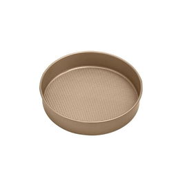 Tava de copt, Gold, Brandani, Ø23.5x5 cm, otel carbon non-stick