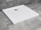 Cadita dus patrata Radaway Doros C, 100X100X5 cm