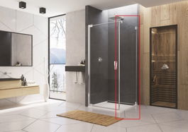 Perete lateral SanSwiss Cadura CAT1 120 x H200 cm