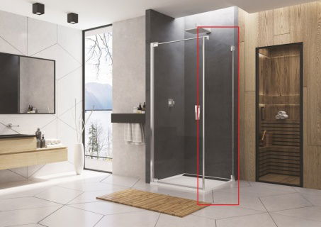 Perete lateral SanSwiss Cadura CAT1 120 x H200 cm
