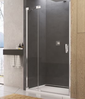 Usa de nisa batanta dintr-o bucata SanSwiss Cadura cu parte fixa CA13 100 x H200 cm