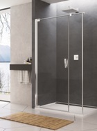 Usa de nisa batanta dintr-o bucata cu parte fixa SanSwiss Cadura CA31C 110 x H200 cm