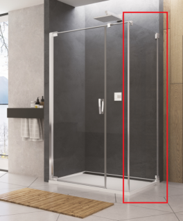 Perete lateral SanSwiss Cadura CAT5 120 x H200 cm