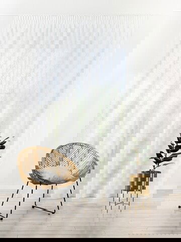 Perdea Mendola Interior, Aciaio, 400x260 cm, poliester, argint