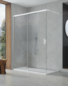 Cabina dus Walk-In SanSwiss Cadura CAW2 cu usa culisanta 110 x H200 cm