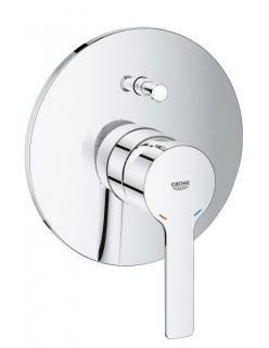 Baterie cada si dus Grohe Lineare cu monocomanda