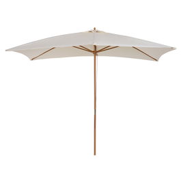 Outsunny  Umbrelă din Lemn pentru Extern Grădină 2 x 2.95 x 2.55m Crem