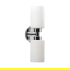 Aplica de perete Balcova N-347, Noor, 13 x 43 cm, 2 x E27, 100W, argintiu