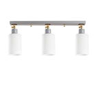 Lustra Balcova N-341, Noor, 25 x 64 cm, 3 x E27, 100W, argintiu