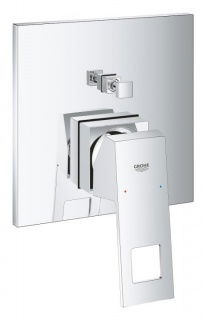 Baterie cada si dus Grohe Eurocube cu doua iesiri