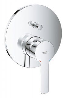 Baterie cada si dus Grohe Lineare cu monocomanda