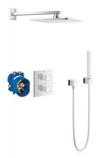 Sistem dus incastrat Grohe Grohtherm Cube Perfect cu Rainshower Allure 230