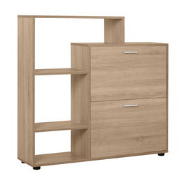 Homcom Dulap Pantofi Design Modern 20 Perechi pentru Hol in Lemn 101,5 x 25,5 x 98 cm