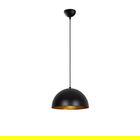 Lustra Sivani MR - 721, Opviq, 30 x 111 cm, 1 x E27, 40W, negru/auriu