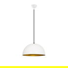 Lustra Sivani MR - 718, Opviq, 40 x 116 cm, 1 x E27, 40W, alb/auriu