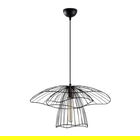 Lustra Tel - 6504, Opviq, 50 x 123 cm, 1 x E27, 40W, negru