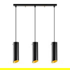 Lustra Sivani MR - 977, Opviq, 60 x 8 x 114 cm, 3 x E27, 100W, negru/galben