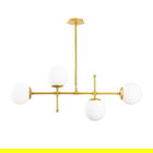Lustra Mudoni MR - 951, Opviq, 98 x 15 x 80 cm, 4 x E27, 100W, auriu
