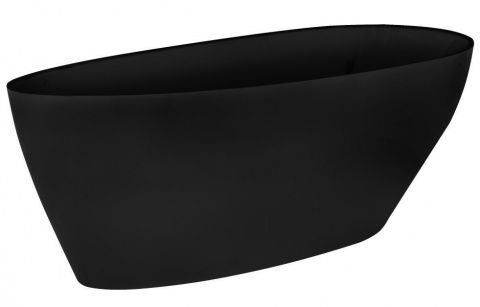 Cada free-standing Besco Goya 160x70cm, negru