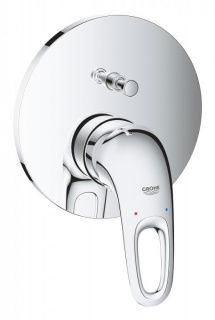 Baterie de cada si dus Grohe Eurostyle cu monocomanda, crom