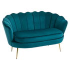HomCom canapea 2 locuri, model scoica 130x77x77 cm | AOSOM RO