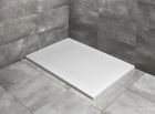 Cadita dus dreptunghiulara Radaway Teos F 110 x 90 x H4 cm, decupabila, alb