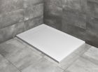 Cadita dus dreptunghiulara Radaway Teos F 100 x 80 x H4 cm, decupabila, alb
