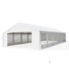 Corta de Gradina Outsunny cu Pereti Detasabili si Intrare cu Balamale, din Otel si PP, 1200x600x320cm, Alb